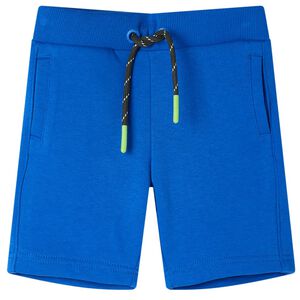 Barneshorts med snor bl&aring; 104