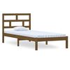 vidaXL Sengeramme honningbrun heltre furu 100x200 cm