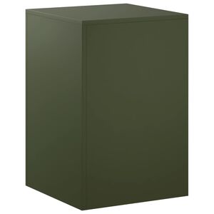 vidaXL Planteholder Olivengr&oslash;nn 40 x 40 x 60 cm Cortenst&aring;l
