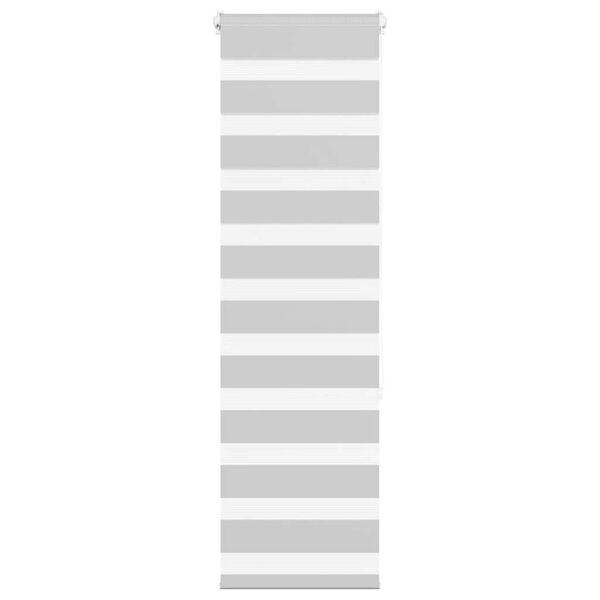 vidaXL Sebragardin lysegr&aring; 40x150 cm stoff bredde 35,9 cm polyester