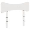 vidaXL Sengegavl hvit 75 cm heltre furu