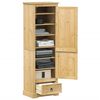 vidaXL Garderobe Corona 55x38x170 cm heltre furu