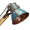 vidaXL Industriell bordlampe flerfarget rund 23x18x95 cm E27