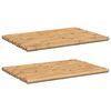 vidaXL Badematter 2 stk 70x50 cm bambus