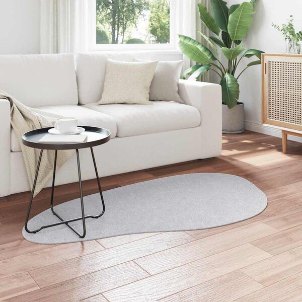 vidaXL Omr&aring;detepper HUARTE Gr&aring; 80 x 150 cm Polyester