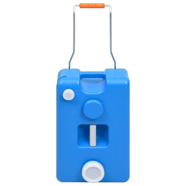 vidaXL Vanntank med hjul for camping 25 L bl&aring;