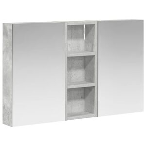 vidaXL Baderomsskapsett med d&oslash;r 3 pcs 80 x 10,5 x 50 cm Konstruert tre