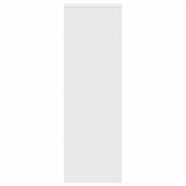 vidaXL Plantestativer 2 stk hvit 33x33x100 cm konstruert tre