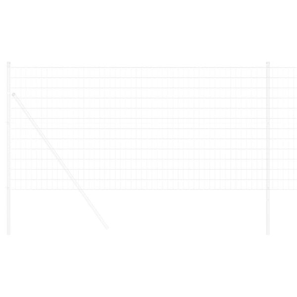 vidaXL Euro gjerde sølv 1.4 x 10 m Varmegalvanisert jern