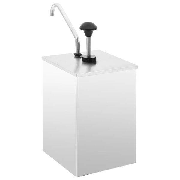 vidaXL Sausedispenser rustfritt st&aring;l 3,5 L