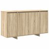 vidaXL Serviesskap Sonoma eik 135 x 41 x 75 cm Konstruert tre