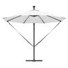 vidaXL Kantilever bananparasol sand 294 x 294 x 248 cm