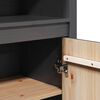 vidaXL Highboard gr&aring; 80x35x154 cm heltre furu