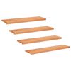 vidaXL Trappetrinn 4 stk. 110 x 30 x 2 cm Lakk Massiv b&oslash;ketre