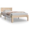 vidaXL Sengeramme heltre furu 90x190 cm Single