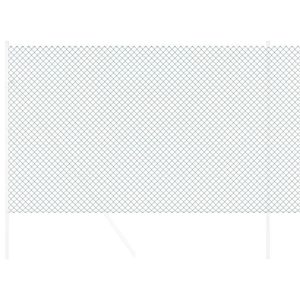 vidaXL Kjedegjerde gr&oslash;nn 25 x 1,6 m St&aring;l