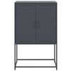 vidaXL Highboard antrasitt 68,5x38,5x107 cm st&aring;l