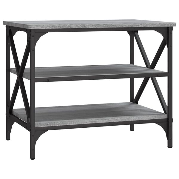 vidaXL TV-benk gr&aring; sonoma 60x40x50 cm konstruert tre