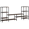 vidaXL TV-benk brun eik 206,5x28,5x95 cm konstruert tre