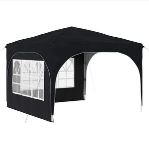 vidaXL Pop-up Festtelt 290 x 290 x 245 cm Antrasitt
