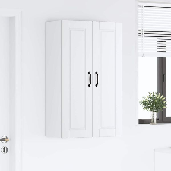 vidaXL Kj&oslash;kkenskap med hylle Hvit 60 x 31 x 100 cm Konstruert tre