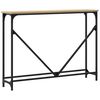 vidaXL Konsollbord sonoma eik 102x22,5x75 cm konstruert tre
