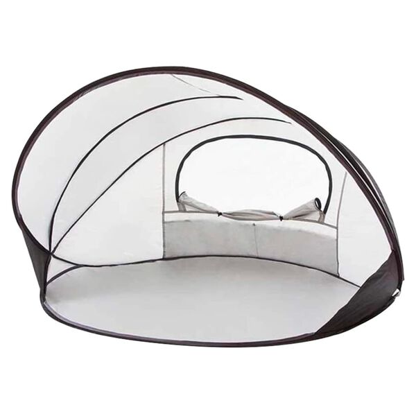 DERYAN Pop-up Luxe Strandtelt XXL 155x133x95 cm s&oslash;lv