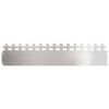 vidaXL Plenkanter 10 pcs 103 x 0,05 x 22 cm Rustfritt St&aring;l s&oslash;lv