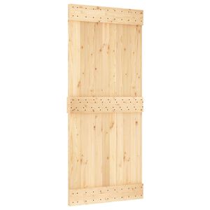 vidaXL Skyved&oslash;r NARVIK Naturlig og svart 90 x 210 cm (213,5 cm)