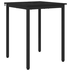 vidaXL Spisebord 60 x 60 x 75 cm Konstruert tre Svart eik Torget