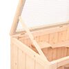 vidaXL Hamsterbur 55x40x80 cm heltre gran