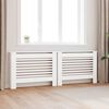 vidaXL Radiatordeksler 2 stk hvit 112x19x81,5 cm MDF