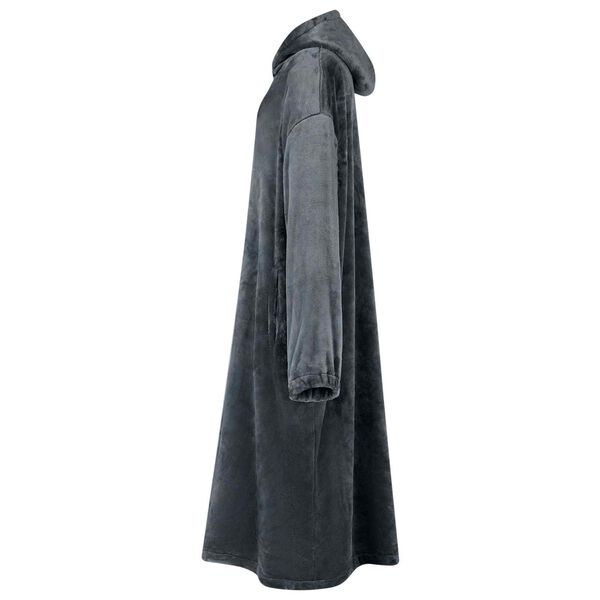 vidaXL Teppe-hettegenser Marinebl&aring; m Flanell