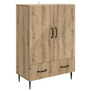 vidaXL Serviesskap Artisan eik 66 x 34,5 x 95 cm Konstruert tre