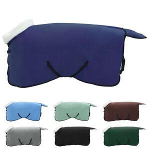 vidaXL Hestepledd Marinebl&aring; 115 cm Polar fleece