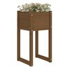 vidaXL Plantekasser 2 stk honningbrun 40x40x81 cm heltre furu