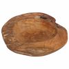 vidaXL Fruktbolle JEPARA &Oslash; 40 cm Massivt Teaktre Rund Teak brun