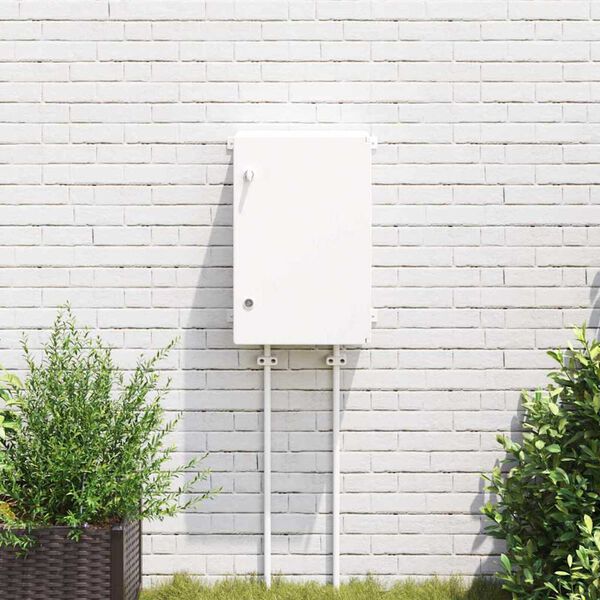 vidaXL Kontrollskap Gr&aring; 47 x 20 x 60 cm ABS-plast