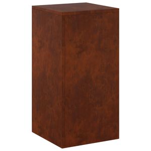 vidaXL Planteholder Rusten 30 x 30 x 60 cm Cortenst&aring;l