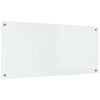 vidaXL Kj&oslash;kkenbenkplate Gjennomsiktig 110 x 50 cm herdet glass