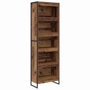 vidaXL Bokskap 60 x 30 x 189,5 cm Konstruert tre Gamle tre