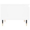 vidaXL Salongbord hvit 50x46x35 cm konstruert tre