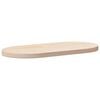 vidaXL Bordplate 70x35x2,5 cm heltre furu oval