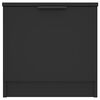 vidaXL Nattbord 2 stk svart 40x39x40 cm