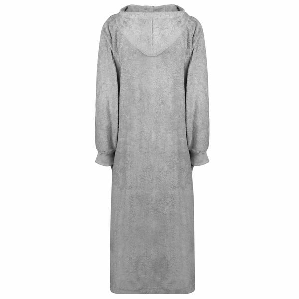 vidaXL Teppe-hettegenser KINN Gr&aring; XXL Bomull