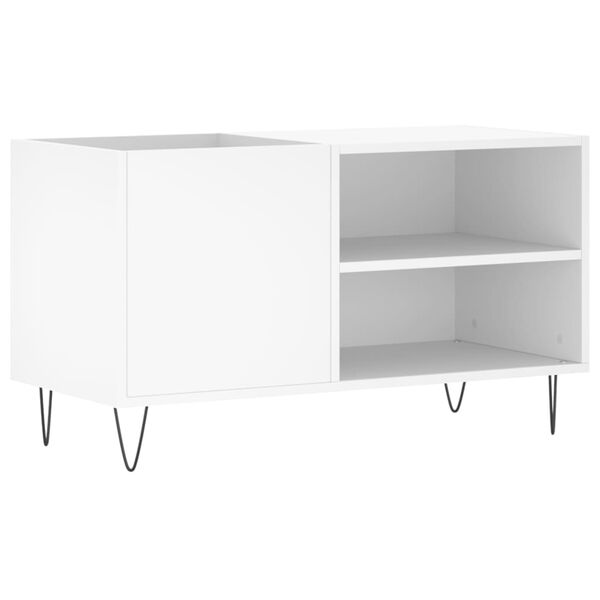 vidaXL Hifi-benk hvit 85x38x48 cm konstruert tre