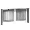 vidaXL Radiator Deksel Gr&aring; Sonoma 172 x 19 x 81,5 cm Konstruert tre