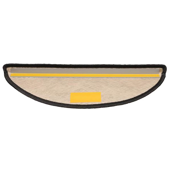 vidaXL Selvklebende trappematter sisal 30 stk 65x21x4 cm antrasitt