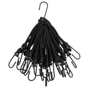 vidaXL Strikksnorer med kroker 25 stk 17 cm