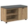 vidaXL Gangbenk Artisan Eik 80 x 38 x 46 cm